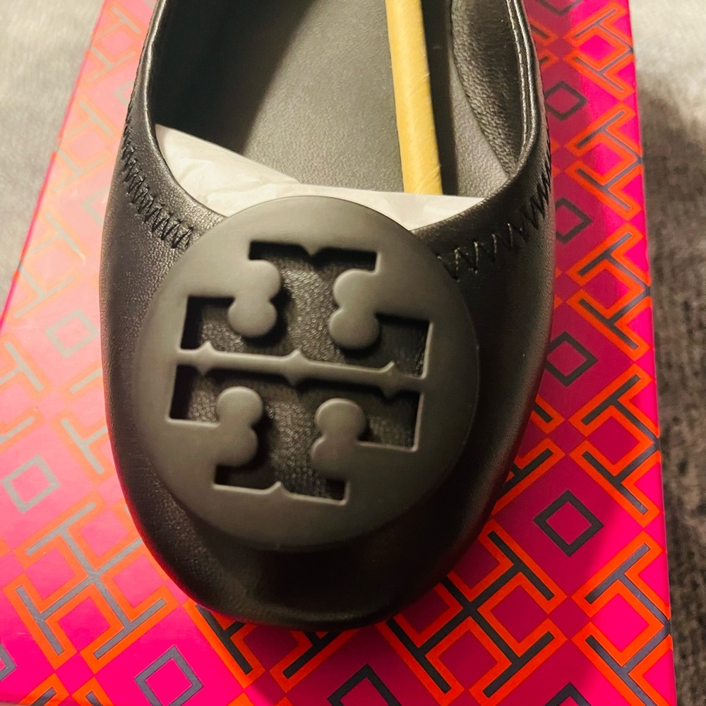Tory Burch Minnie Travel Ballet Flat, Leather